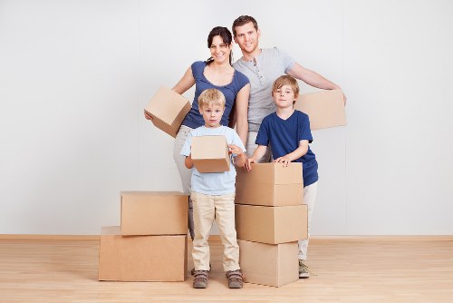 Careful packing and labelling for a flat removal in Brixton