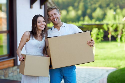 Professional removals team handling a Brixton relocation
