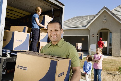 Fragile household items carefully packed for transport