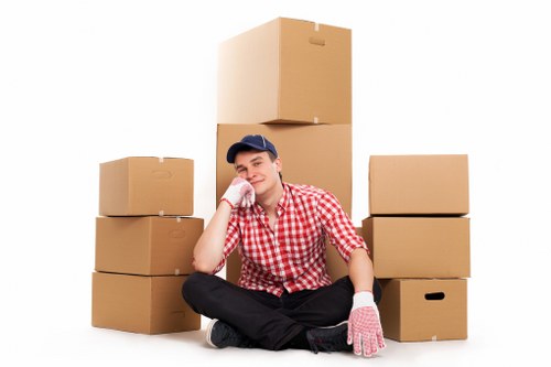 Business and household items stored securely in a Brixton unit