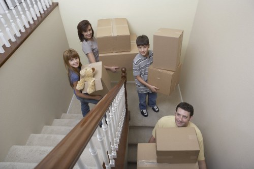 Organised packing materials for a smooth Brixton home move